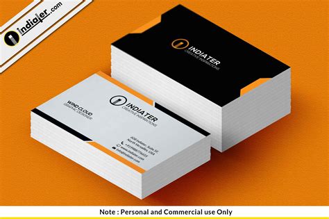 Free Business Card sample template PSD - Indiater